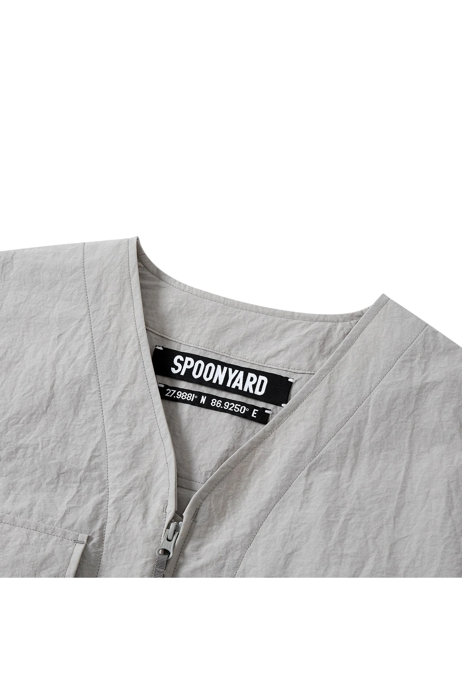 UNISEX V-NECK 3D POCKETS JACKET