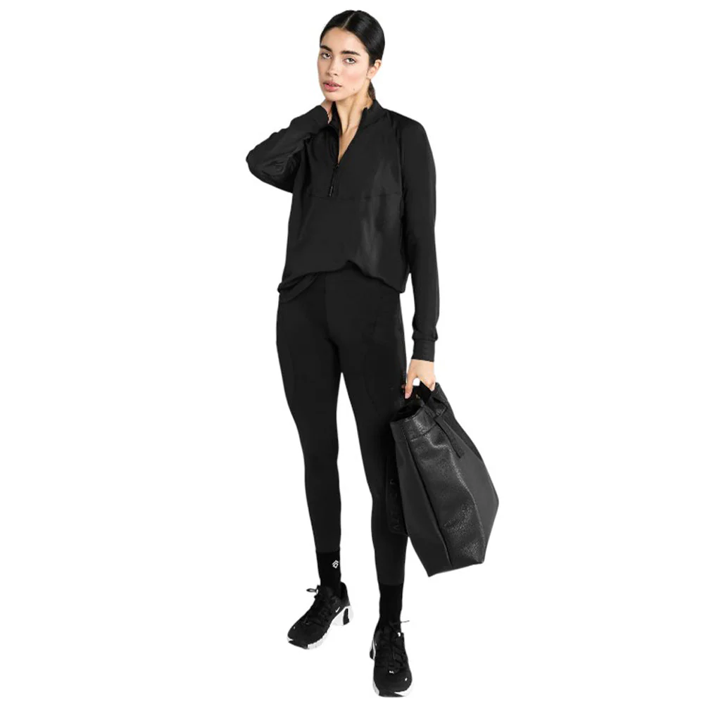 AZTEC DIAMOND BLACK LONG SLEEVE MESH SHIRT