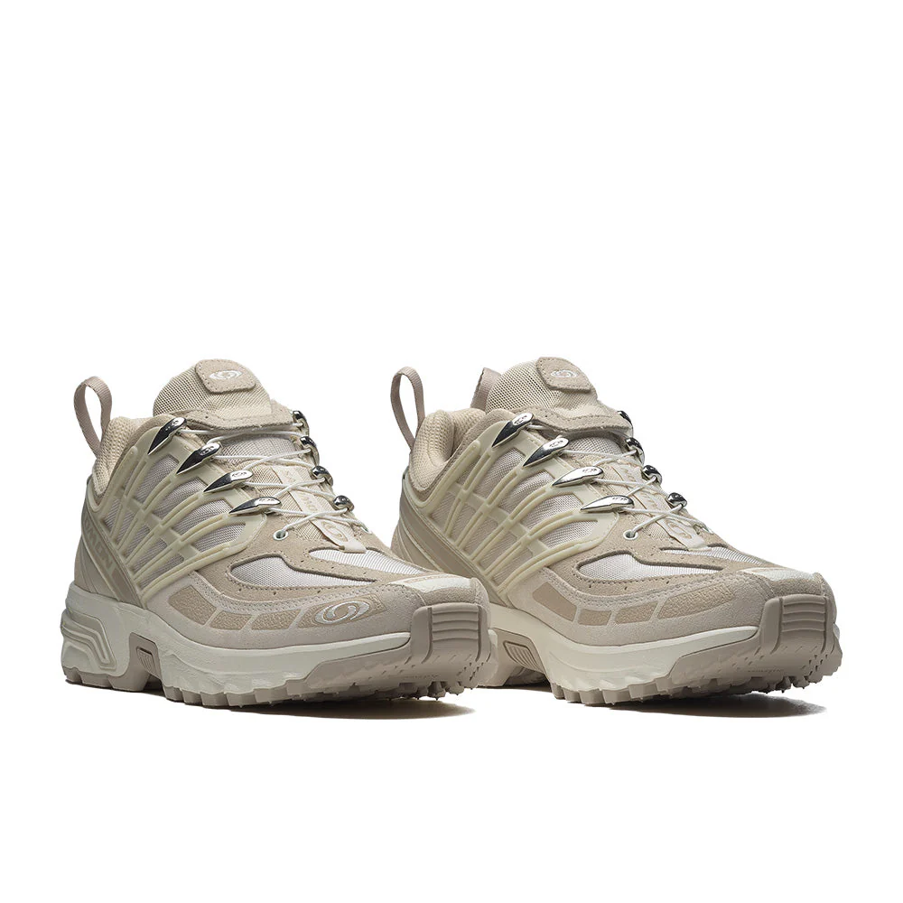 SALOMON ACS PRO LEATHER OXFORD TAN/RAINY DAY/VANILLA ICE