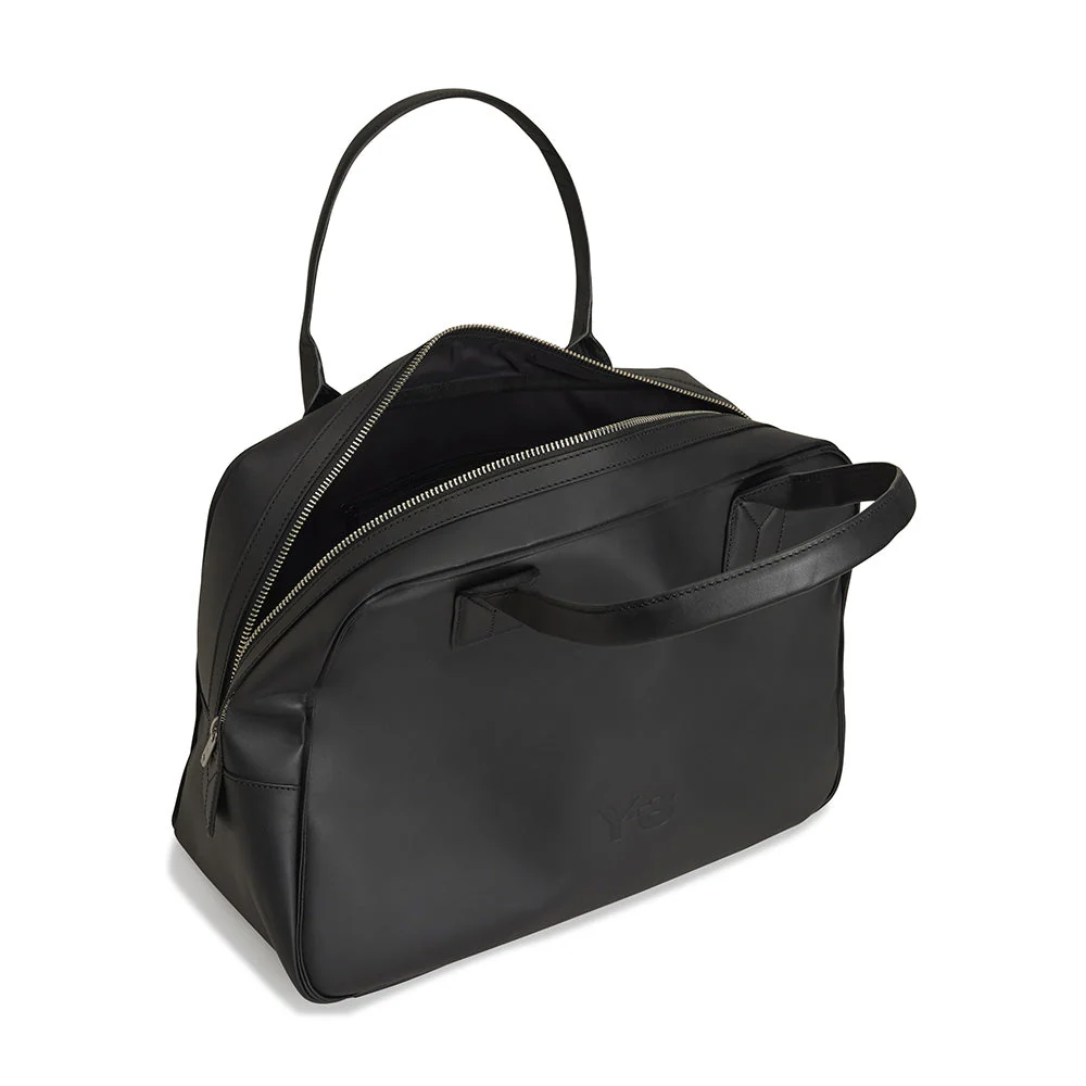 Y-3 LEATHER AIRLINER BAG