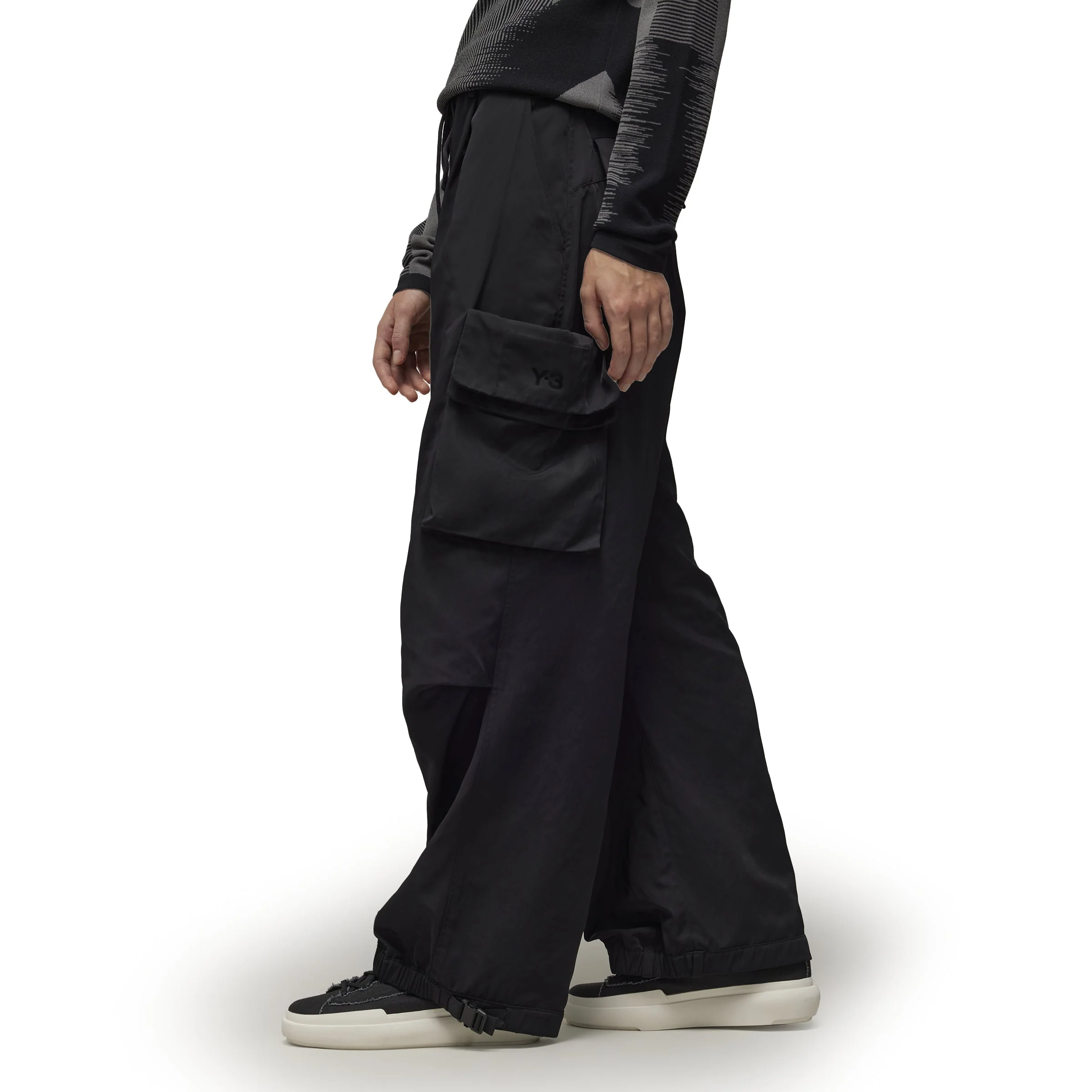 Y-3 TWILL CARGO TROUSERS (UNISEX)