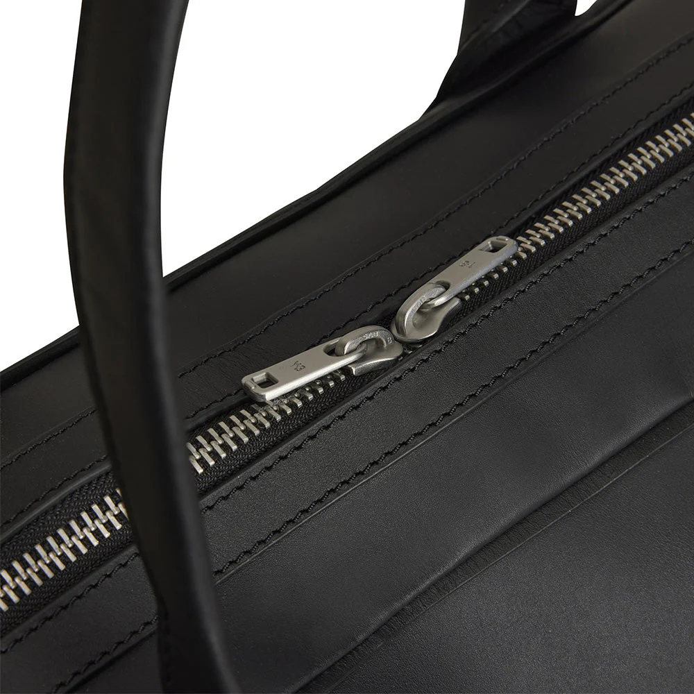 Y-3 LEATHER AIRLINER BAG