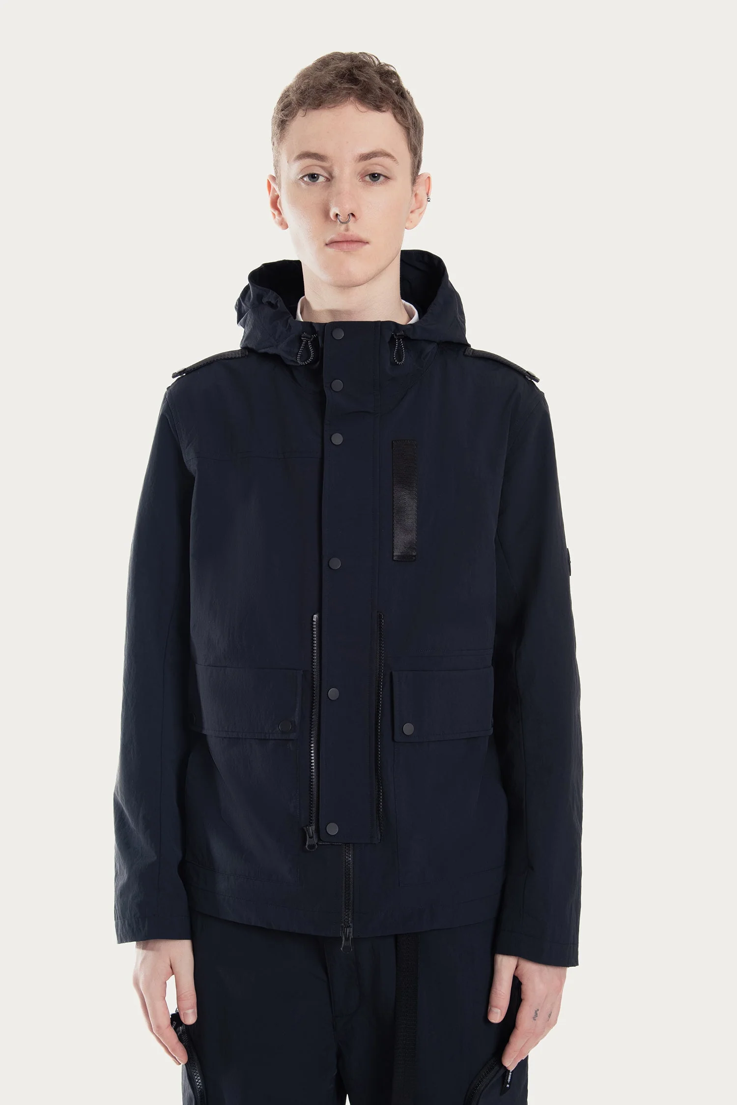 MEN'S 2-IN-1 DETACHABLE VEST-DETAIL JACKET