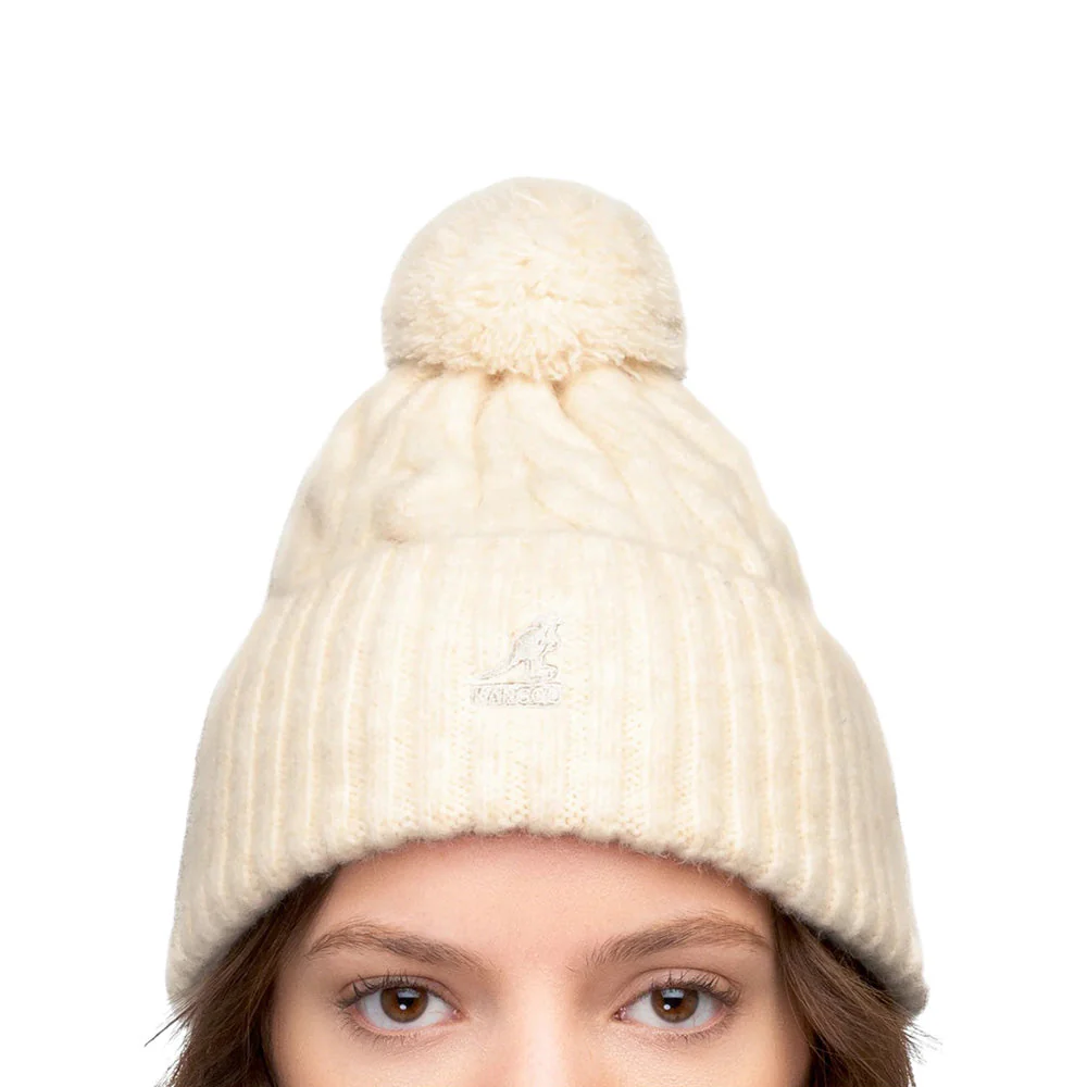 KANGOL POMPOM BEANIE