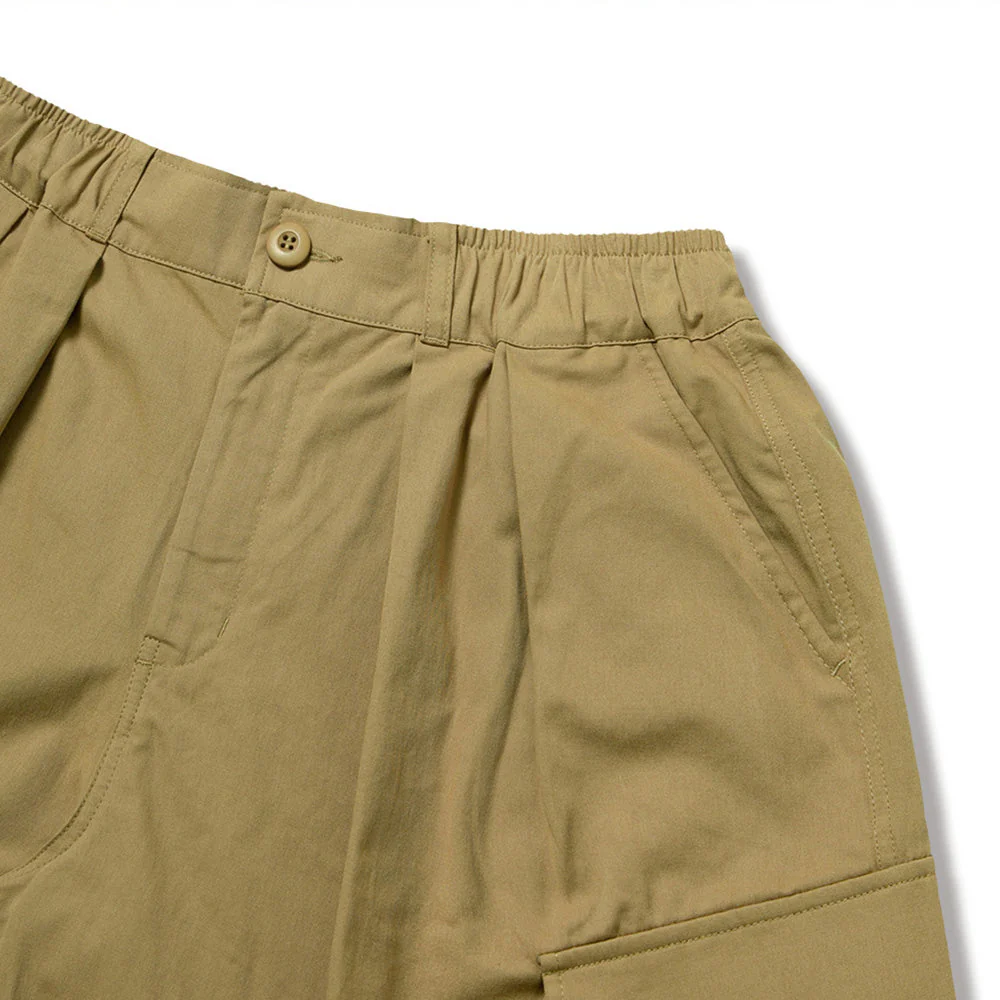 ANGLAN OBLIQUE CARGO HALF PANTS