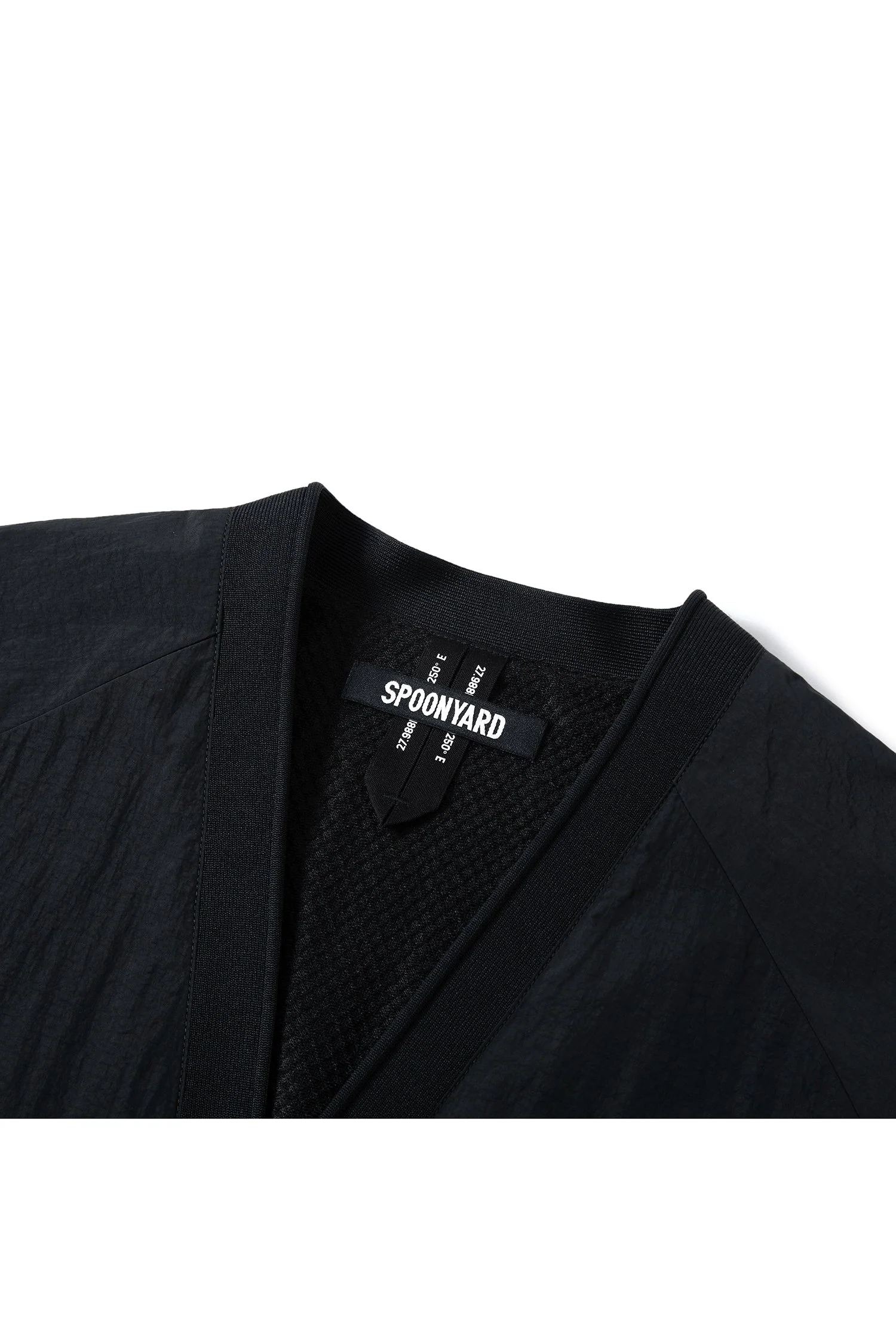 UNISEX FRONT POCKETS NYLON CARDIGAN