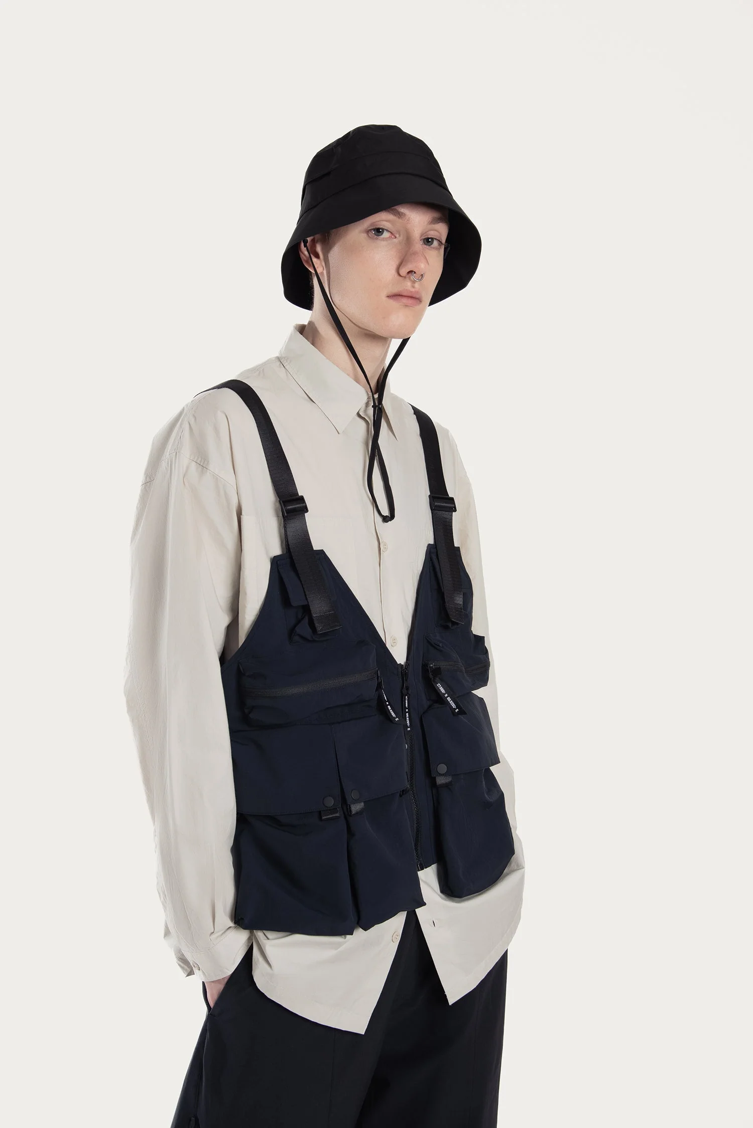 MEN'S 2-IN-1 DETACHABLE VEST-DETAIL JACKET