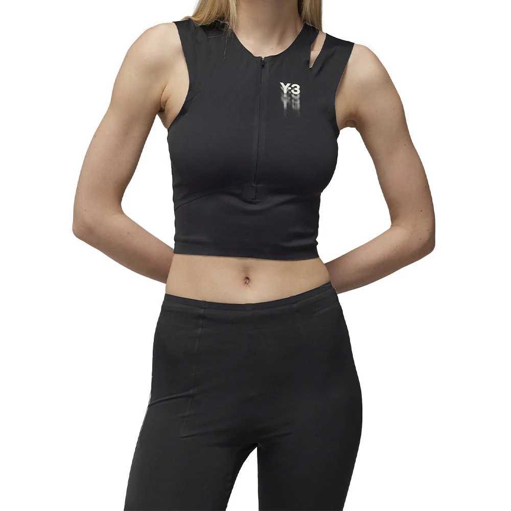 Y-3 RUNNING FITTED TOP (WOMEN)