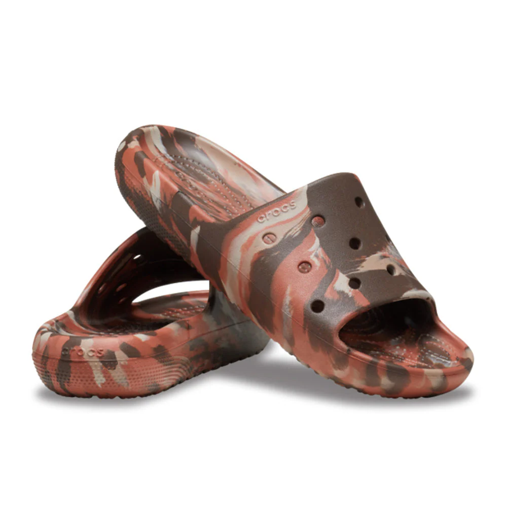 CROCS UNISEX CLASSIC MARBLED SLIDE 2