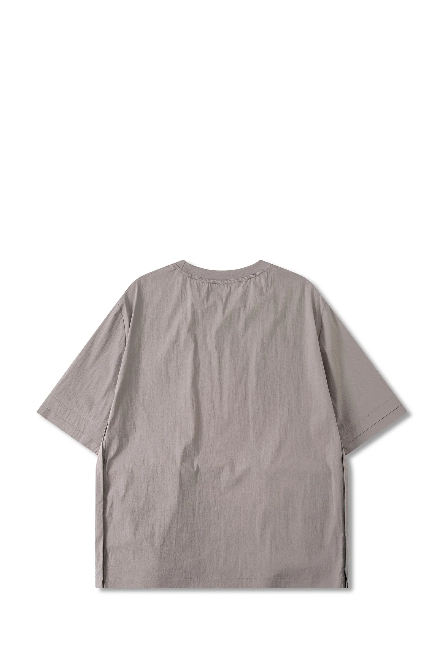 UNISEX BIG MILITARY POCKET WOVEN TEE