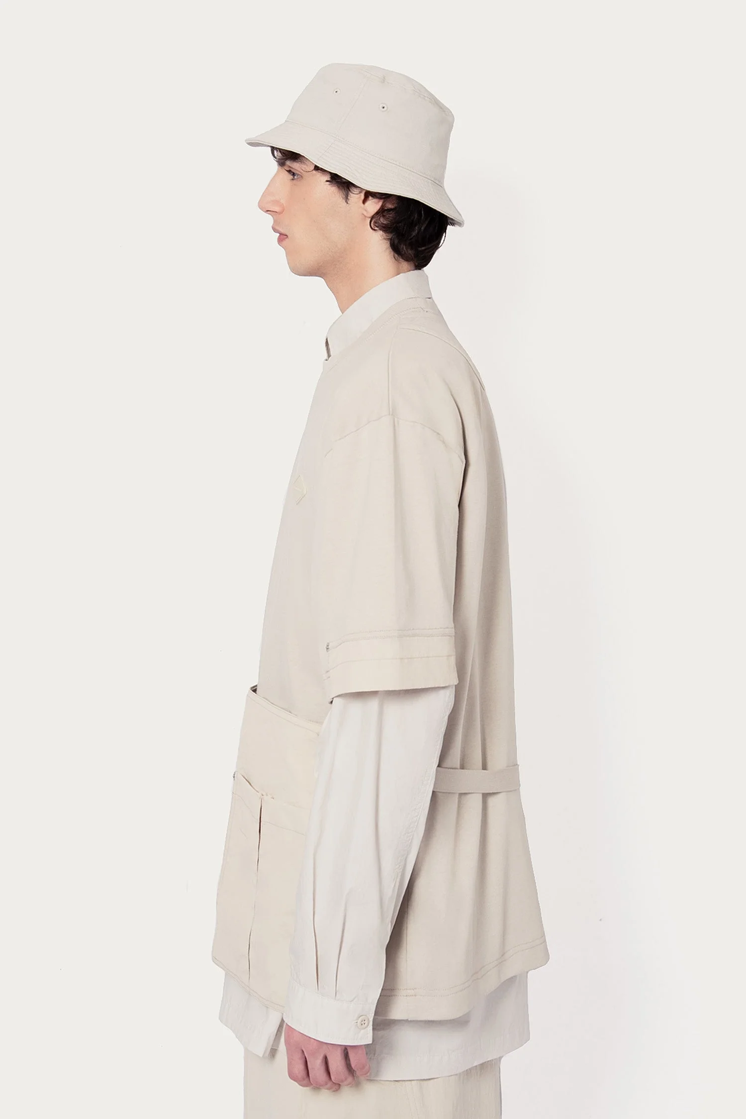 UNISEX DETACHABLE LAYER TEE