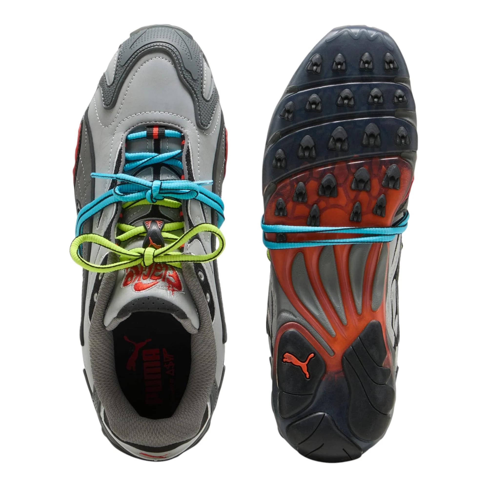 PUMA X A$AP ROCKY INHALE MEN'S SNEAKERS TEAM SILVER-FL