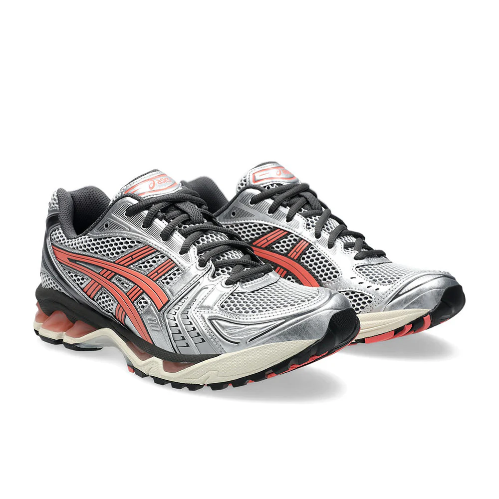 ASICS UNISEX GEL-KAYANO 14 WHITE/PAPAYA