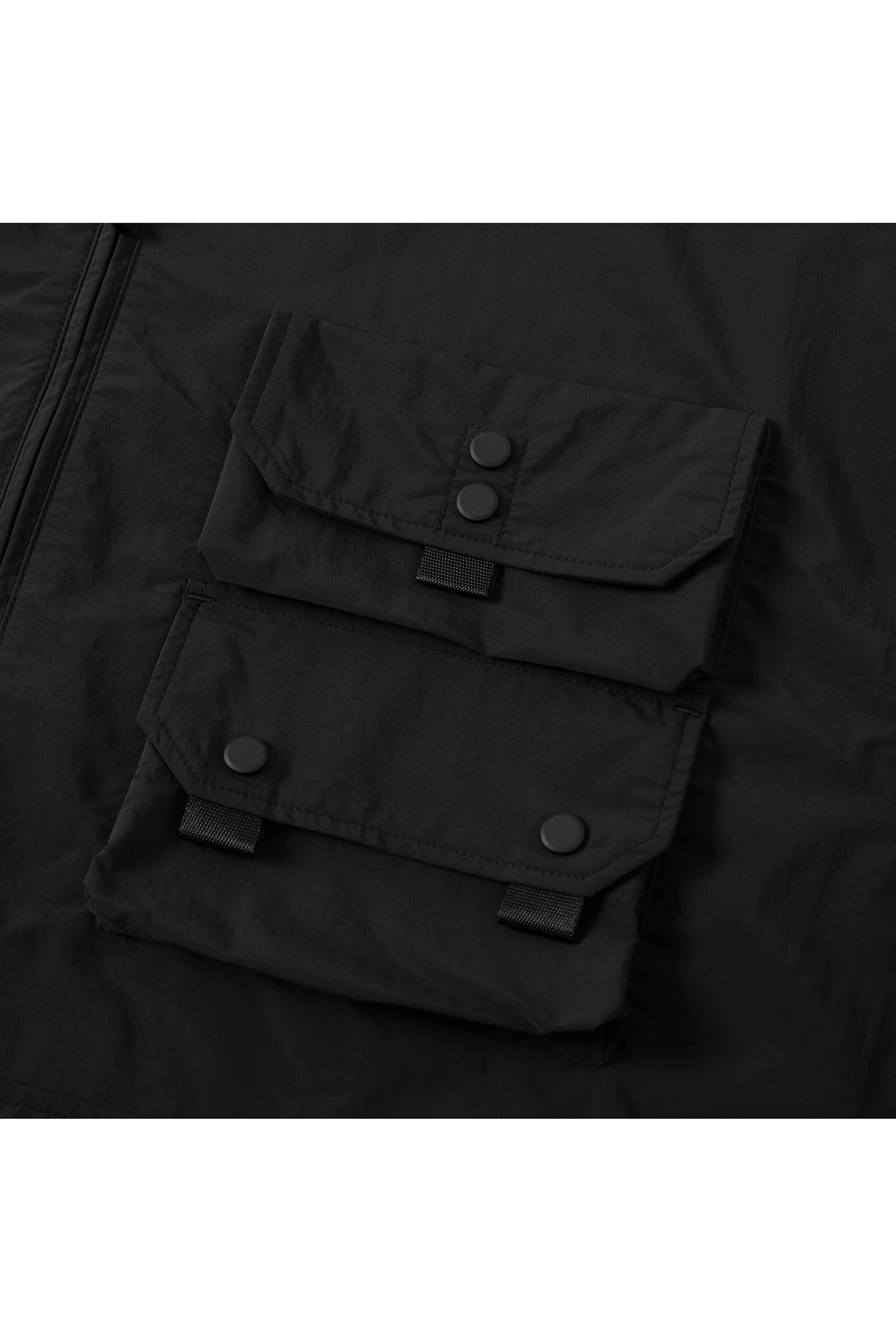 UNISEX SOLOTEX® ZIP FRONT MULTI POCKETS PULLOVER JACKET