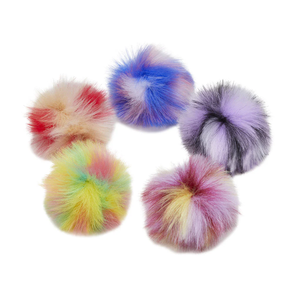 CROCS DYED PUFF (5 PCS) JIBBITZ