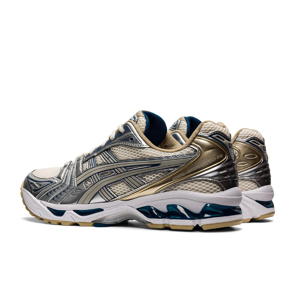 ASICS MEN'S GEL-KAYANO 14 CREAM/PURE SILVER