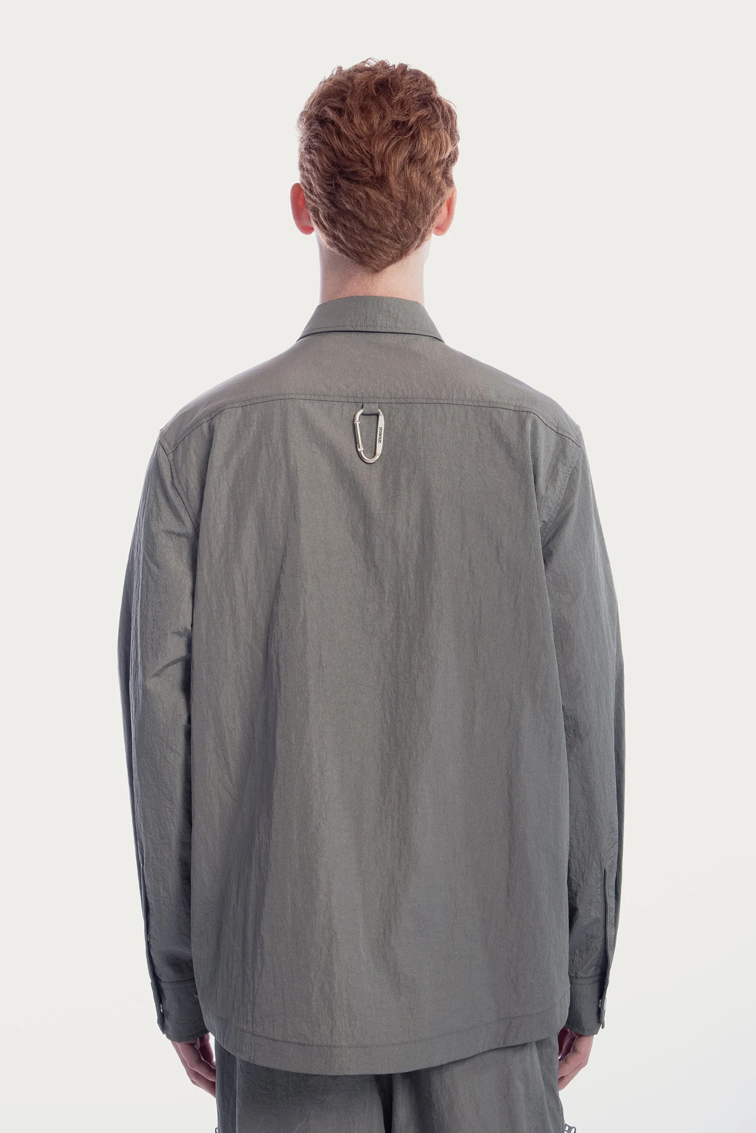UNISEX ZIPPER POCKETS SHIRT JACKET