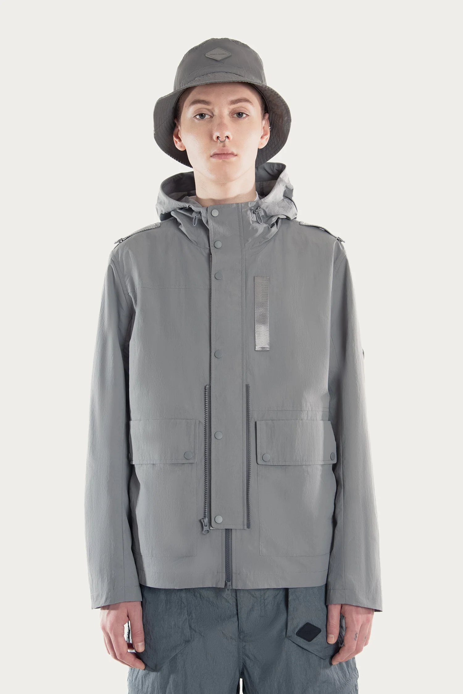 MEN'S 2-IN-1 DETACHABLE VEST-DETAIL JACKET