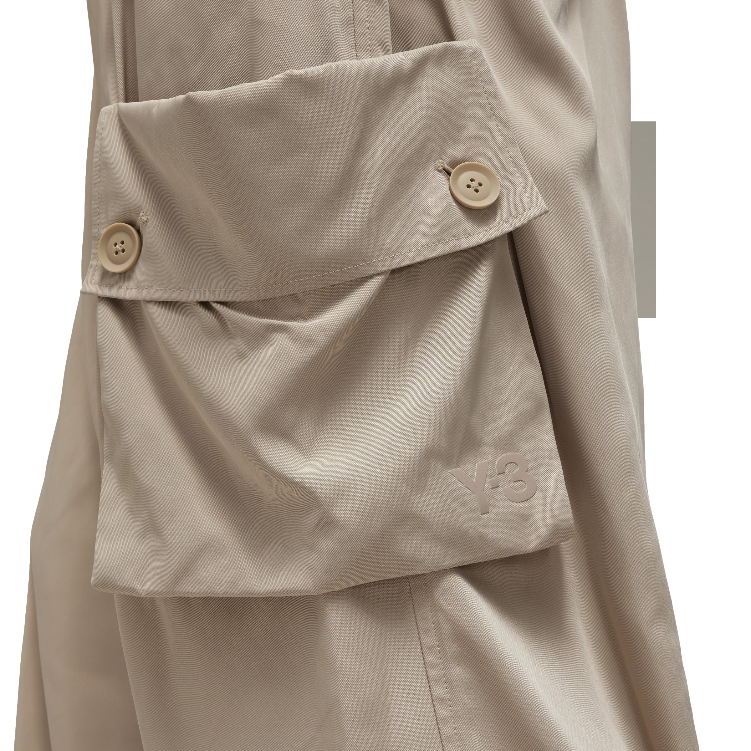 Y-3 NYLON TWILL CUFFED TROUSERS (MEN)