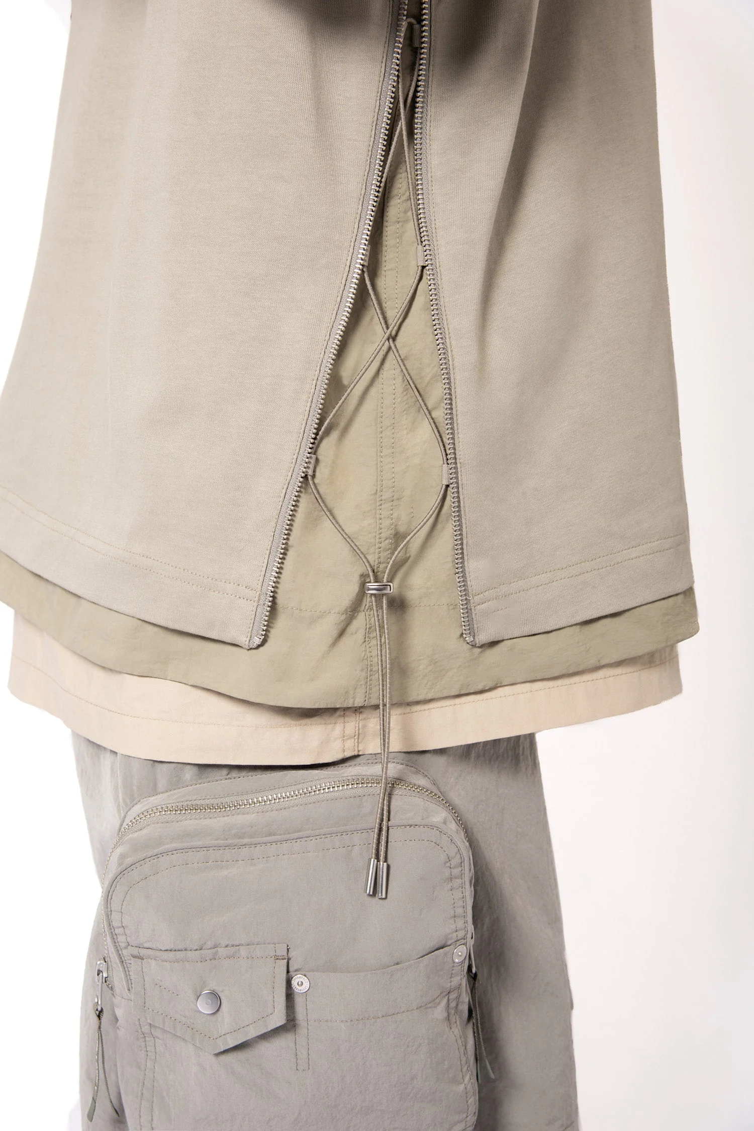 UNISEX SIDE LACE UP TEE