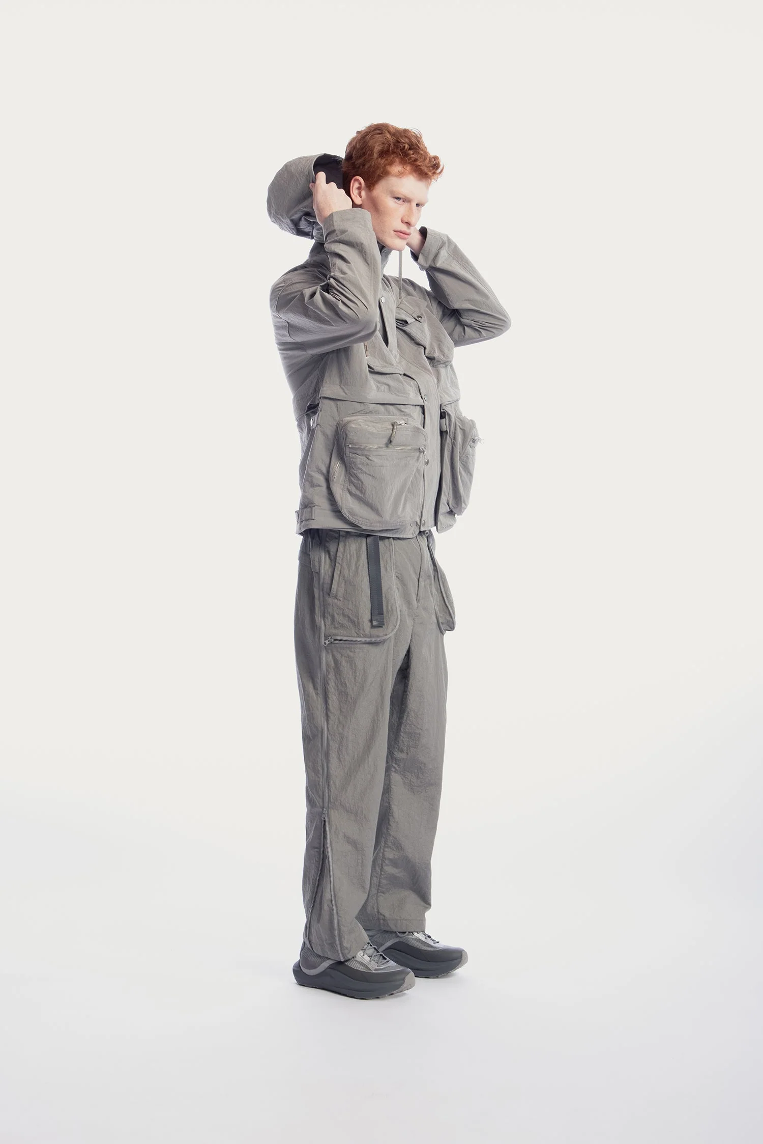 UNISEX ZIPPER POCKETS PANTS