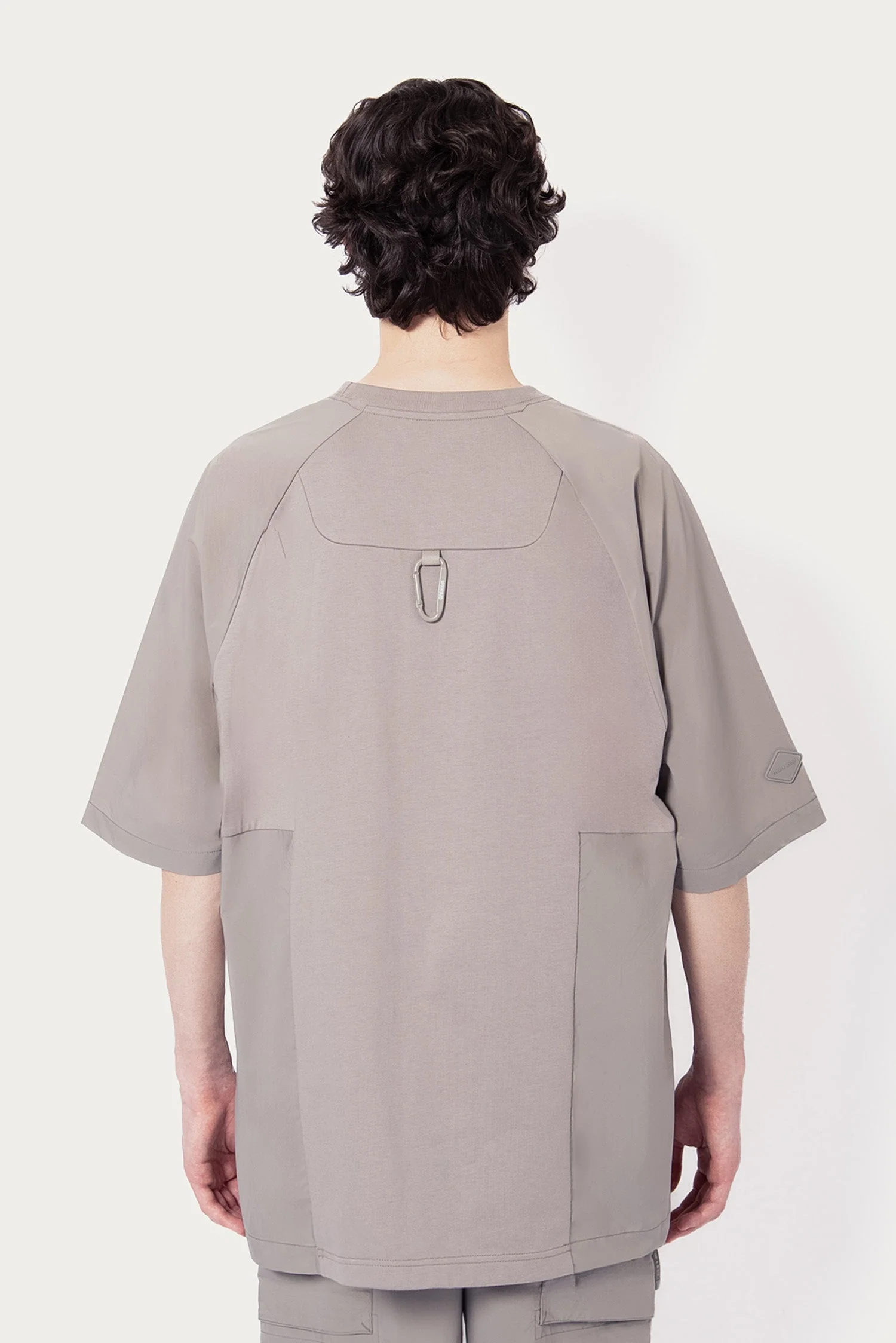 UNISEX WOVEN PANEL TEE