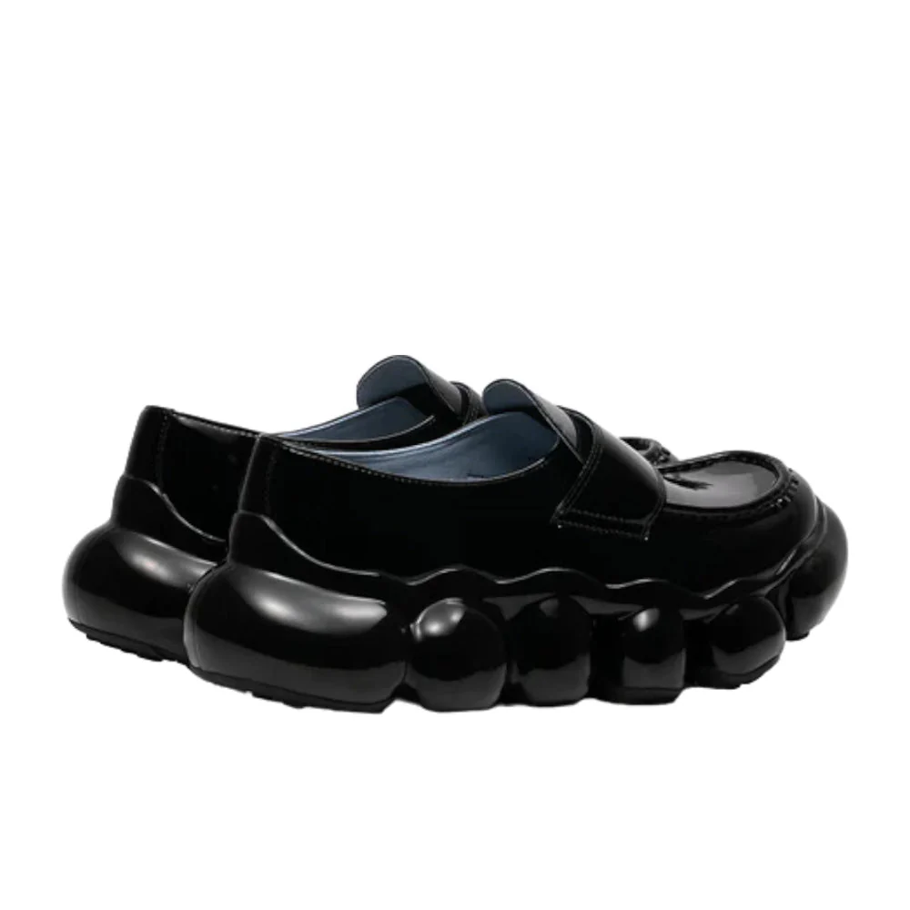 grounds JEWELRY LOAFER BLACK BLUE / BLACK SOLID