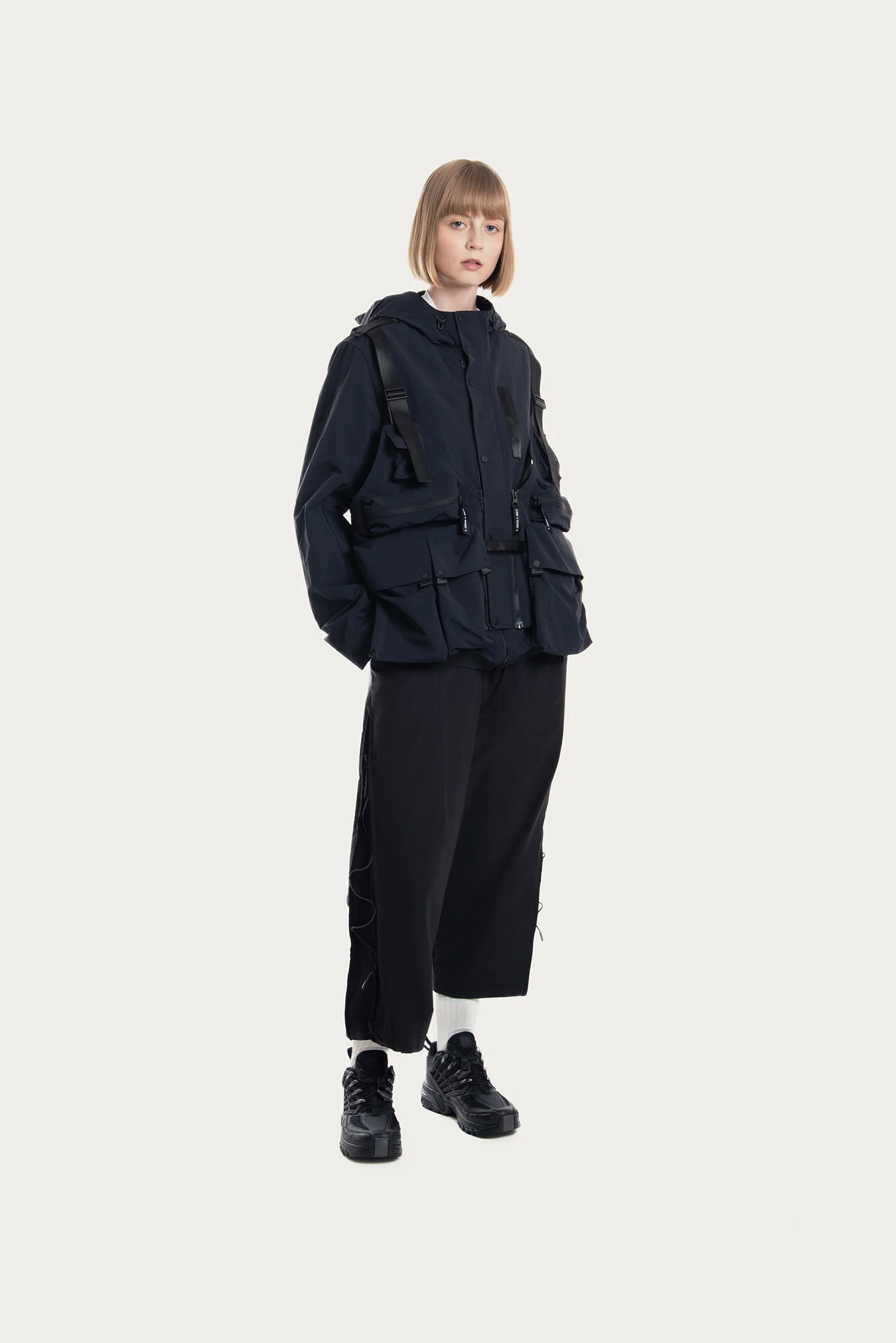 MEN'S 2-IN-1 DETACHABLE VEST-DETAIL JACKET