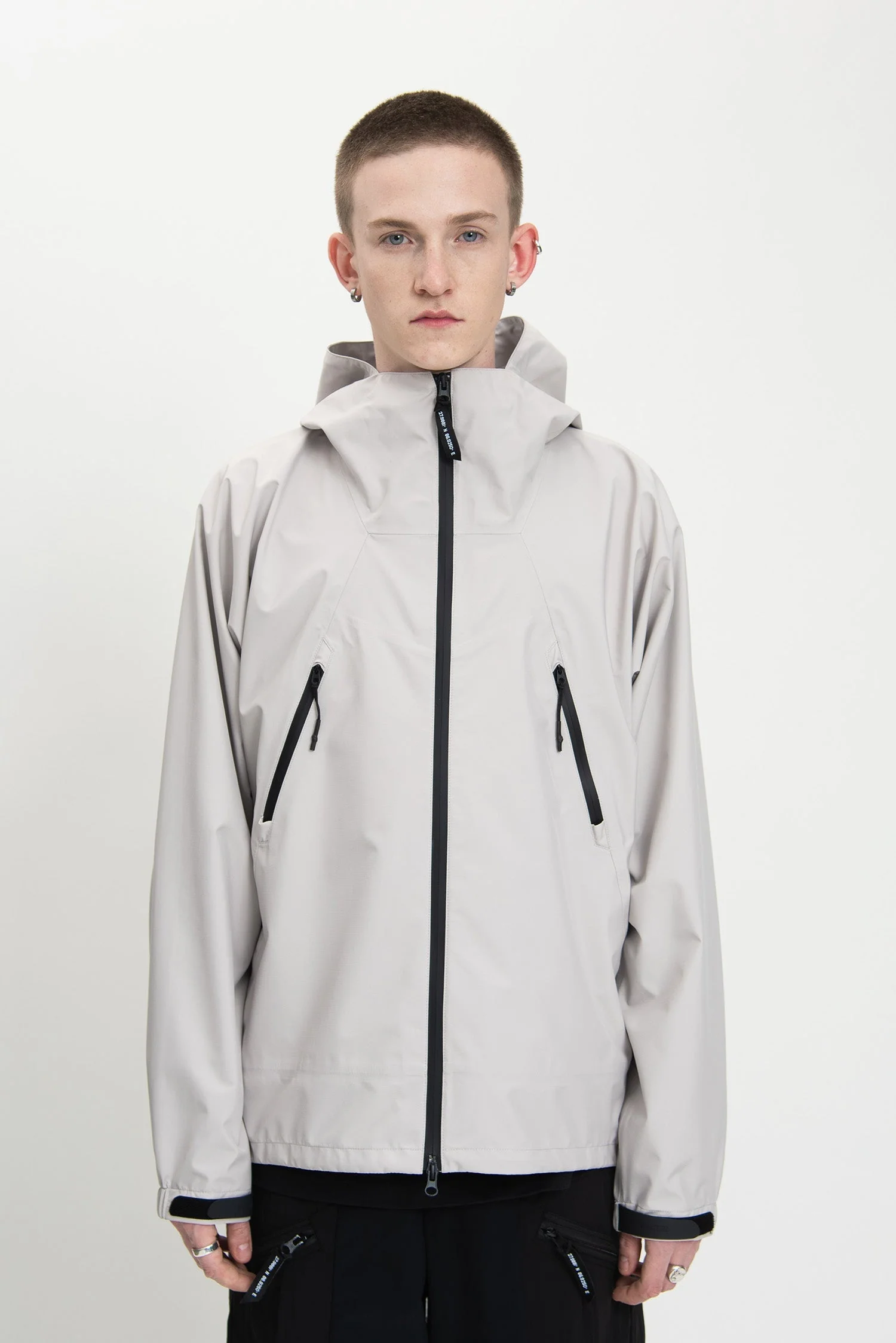 3-layer tape seam tech shell jacket