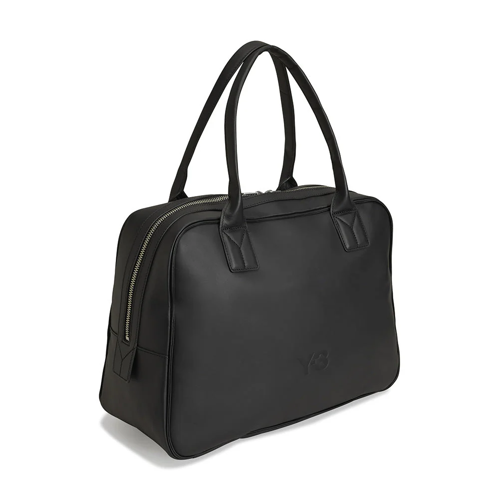 Y-3 LEATHER AIRLINER BAG