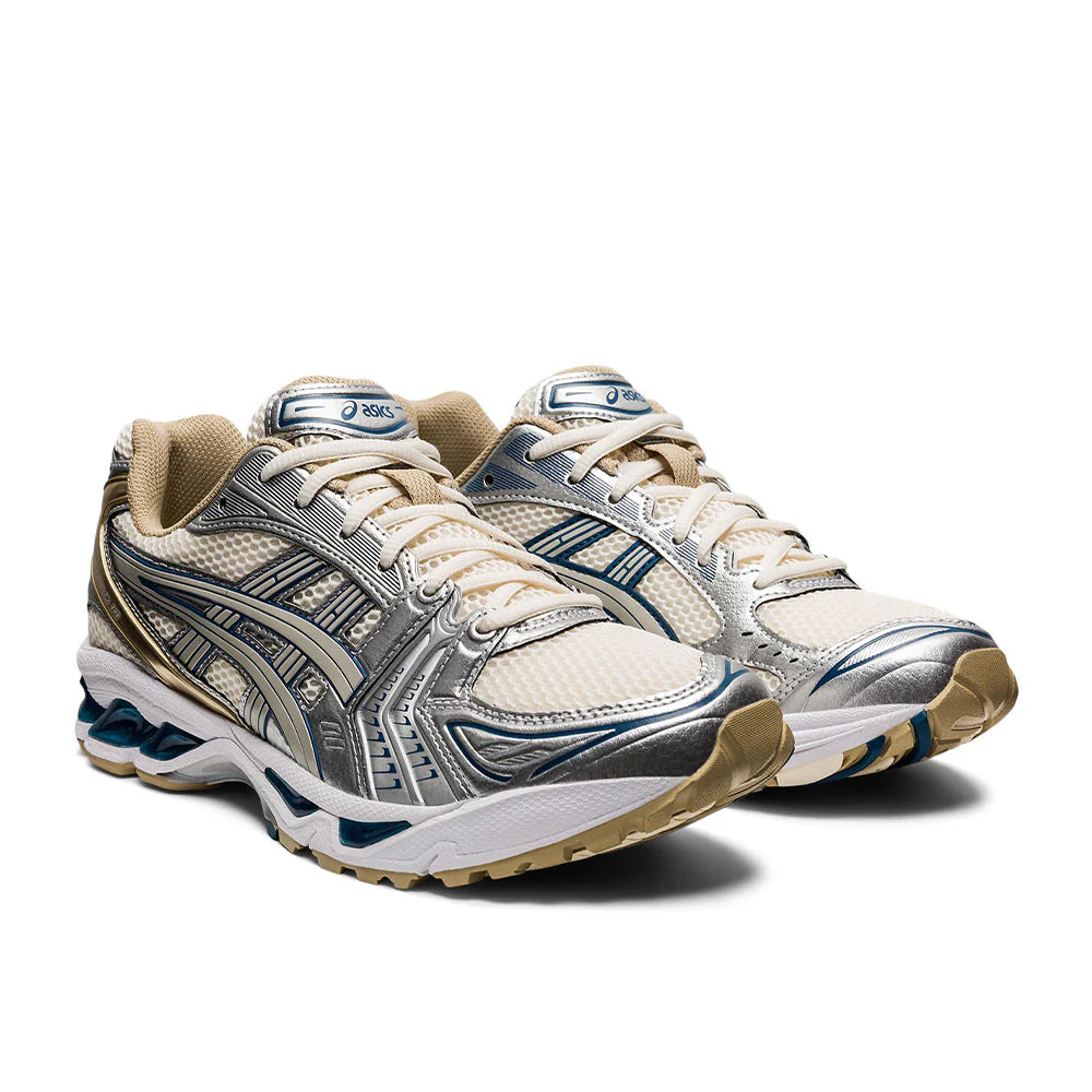 ASICS MEN'S GEL-KAYANO 14 CREAM/PURE SILVER