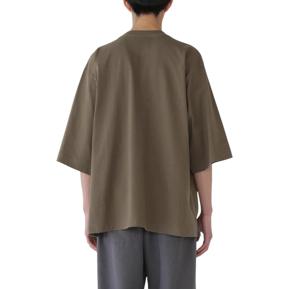 AND WANDER HEAVY COTTON POCKET HS TEE