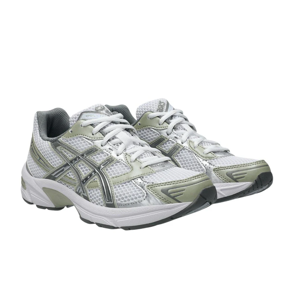 ASICS WOMEN'S GEL-1130 WHITE/DRIED LEAF GREEN