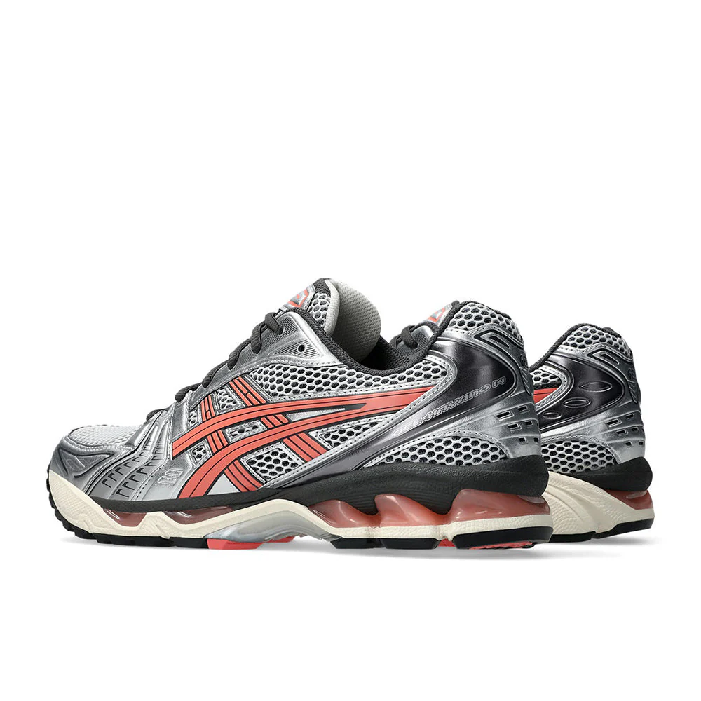 ASICS UNISEX GEL-KAYANO 14 WHITE/PAPAYA