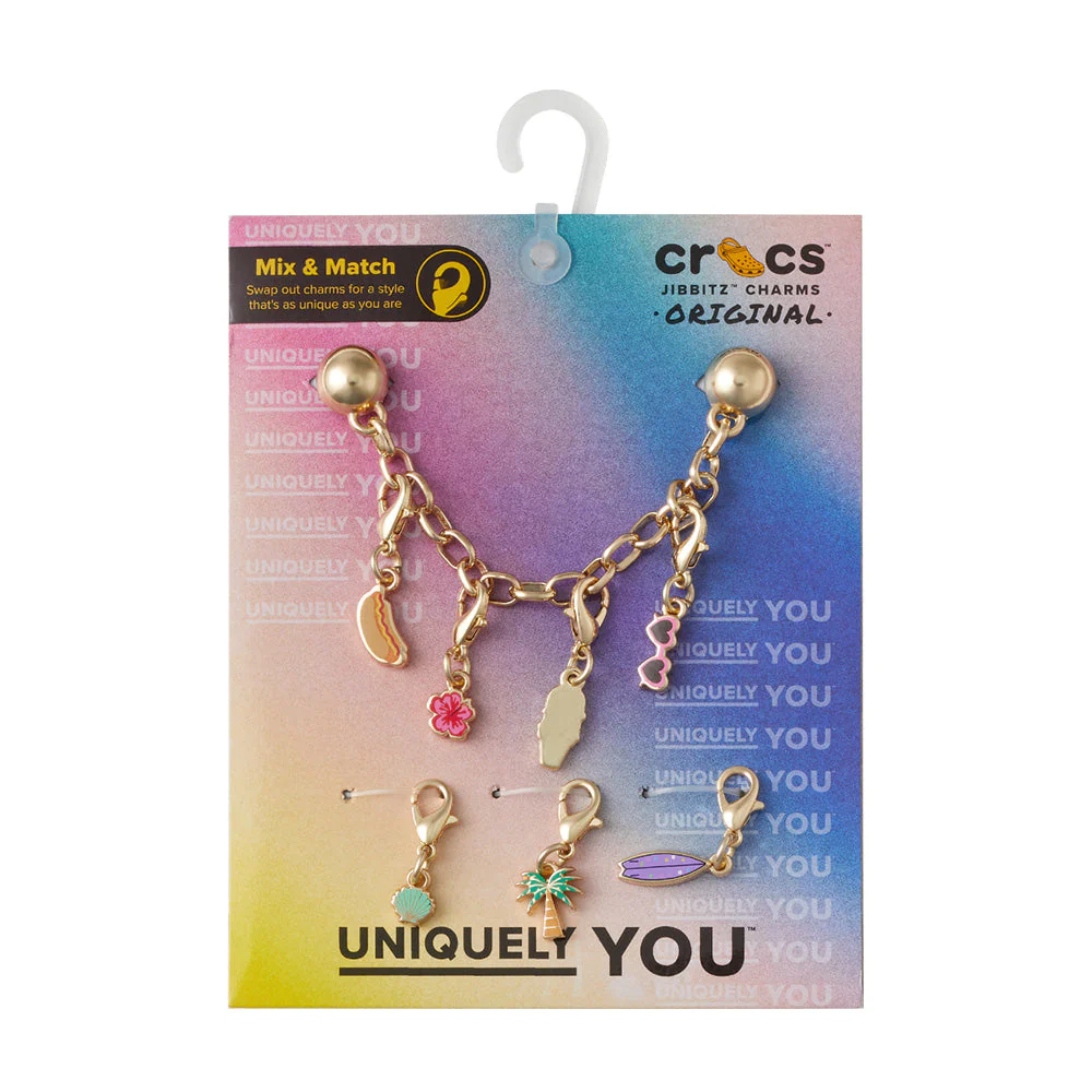 CROCS TROPICAL REMOVABLE CHARM CHAIN JIBBITZ