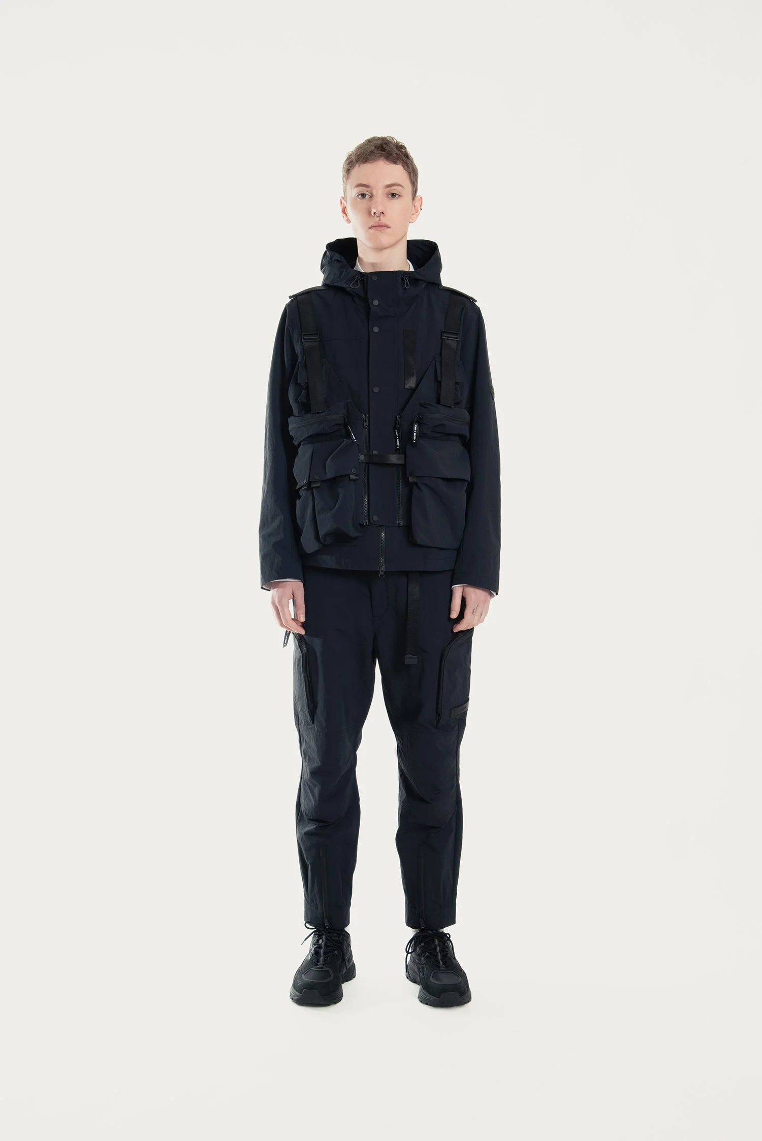 MEN'S 2-IN-1 DETACHABLE VEST-DETAIL JACKET