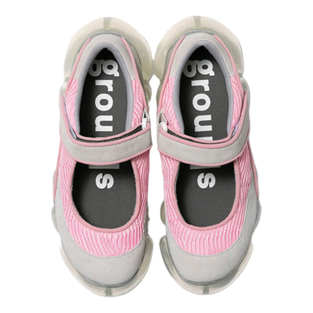 grounds JEWELRY COCOON GRAY MESH PINK / CLEAR