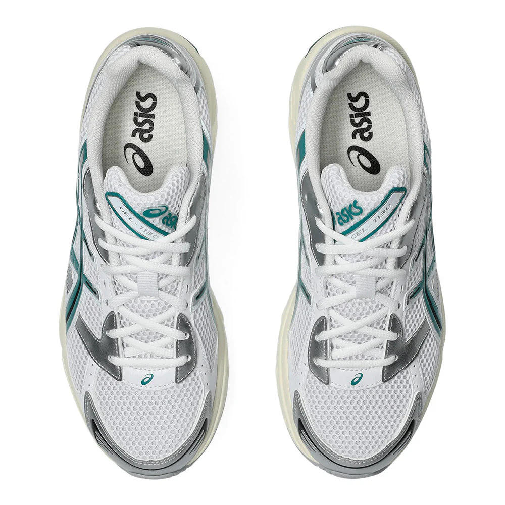 ASICS UNISEX GEL-1130 WHITE/RAINY LAKE