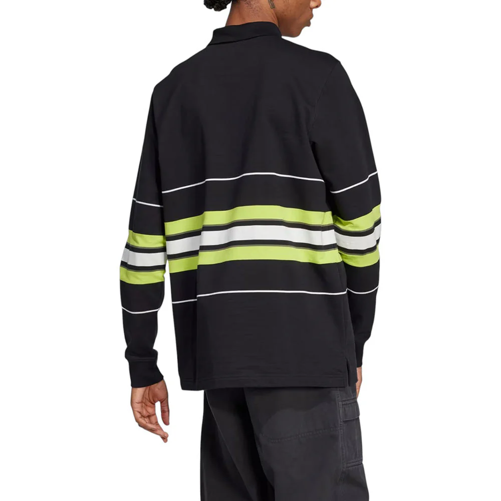 ADIDAS STRIPED POLO SHIRT