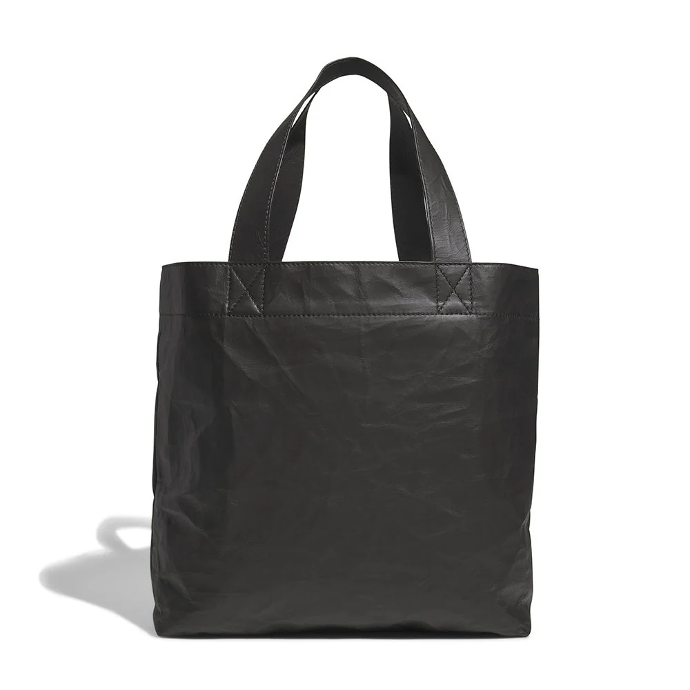 Y-3 LEATHER TOTE BAG