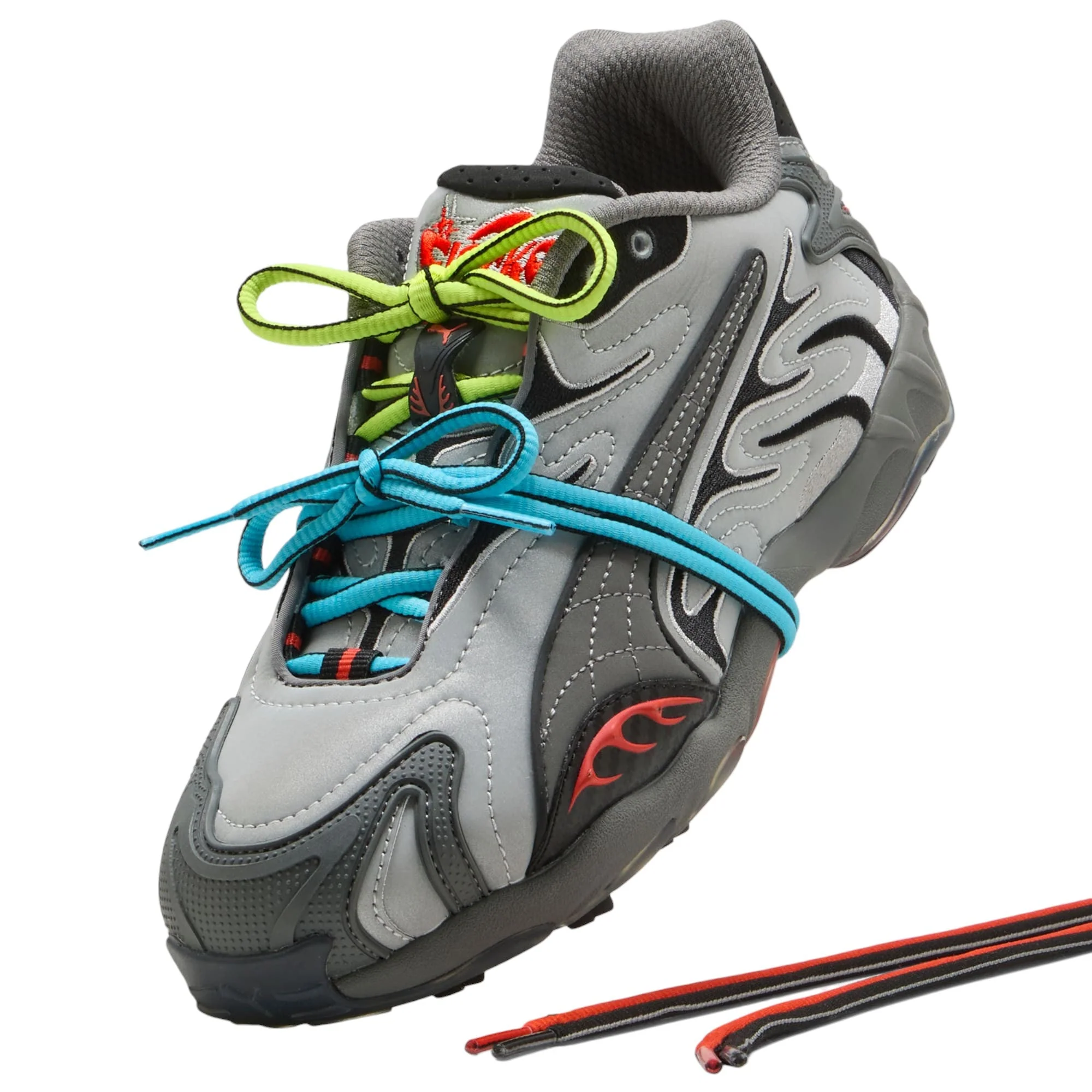 PUMA X A$AP ROCKY INHALE MEN'S SNEAKERS TEAM SILVER-FL