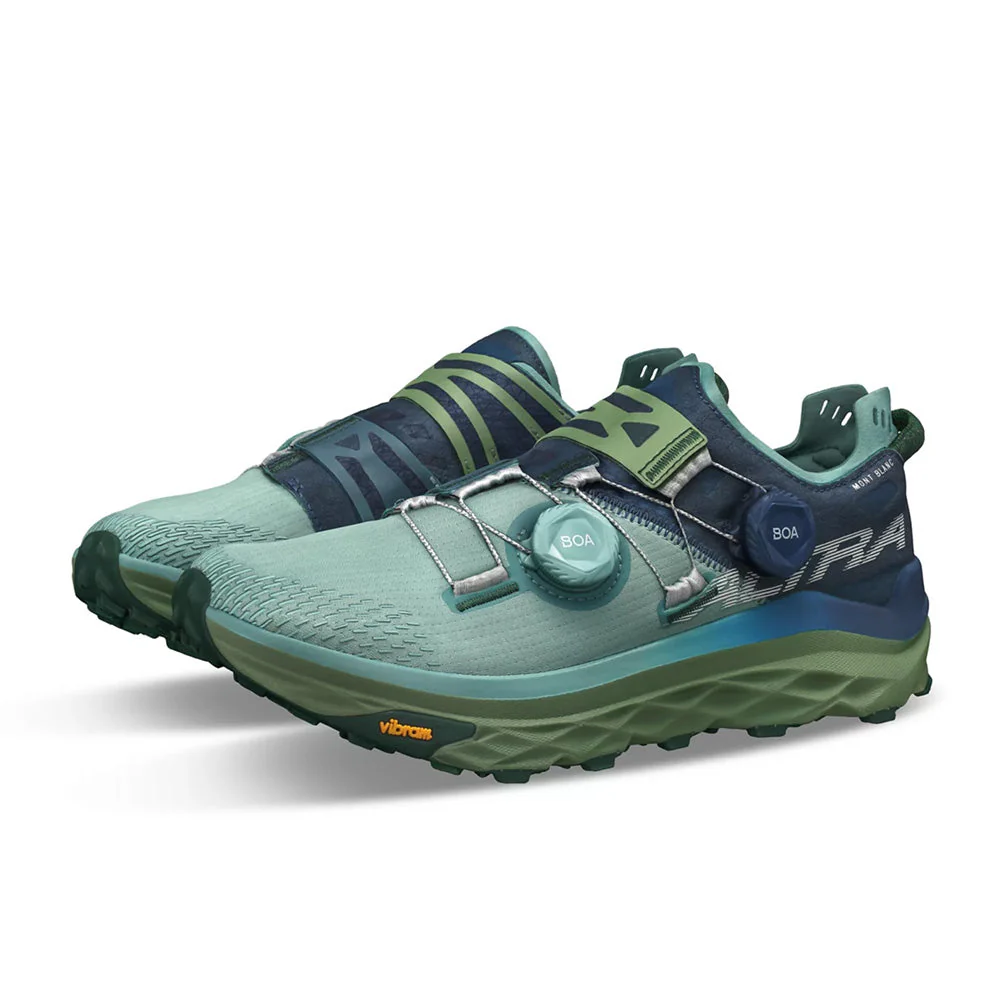 ALTRA MEN'S MONT BLANC BOA BLUE/GREEN