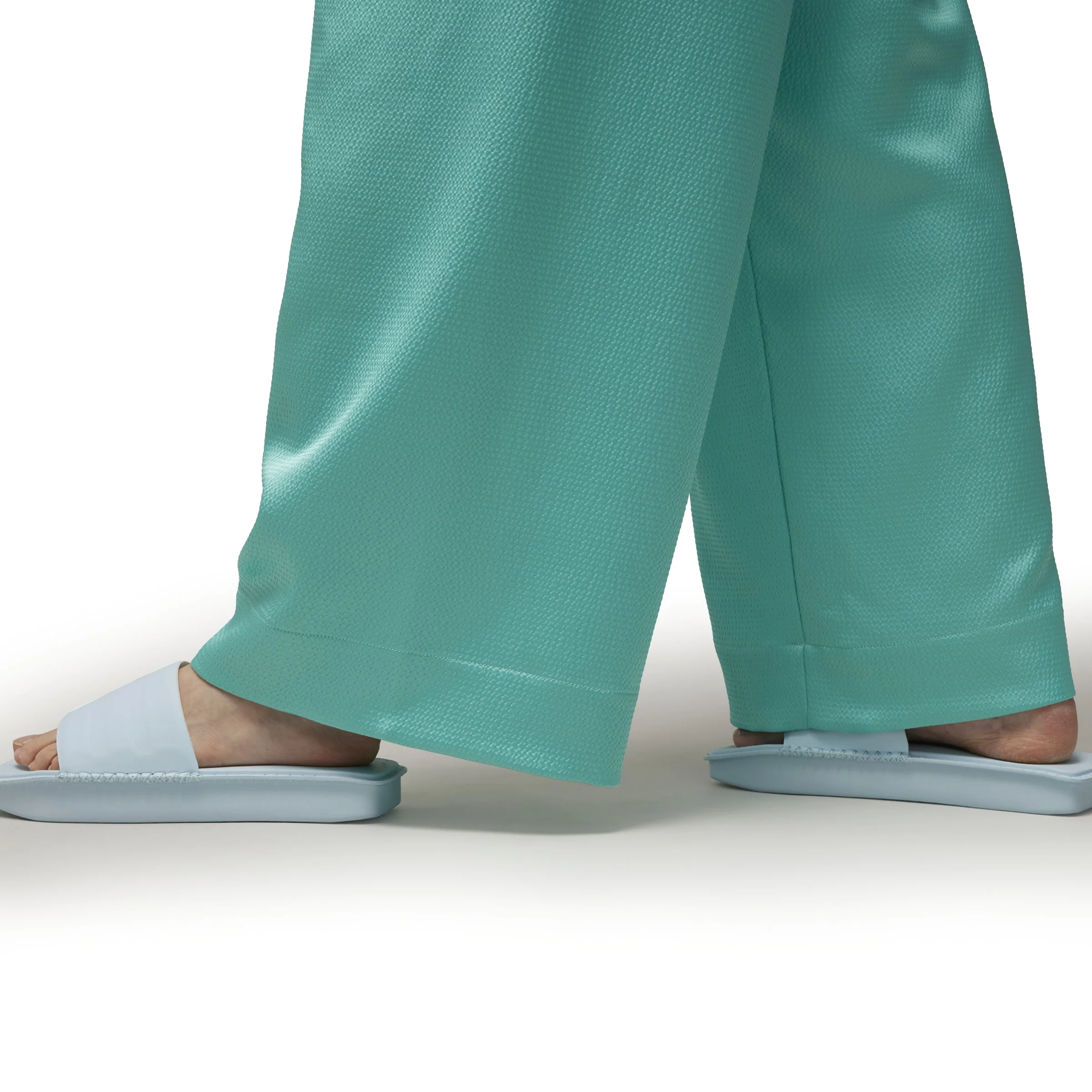 Y-3 WIDE LEG TECH SEERSUCKER PANTS (WOMEN)