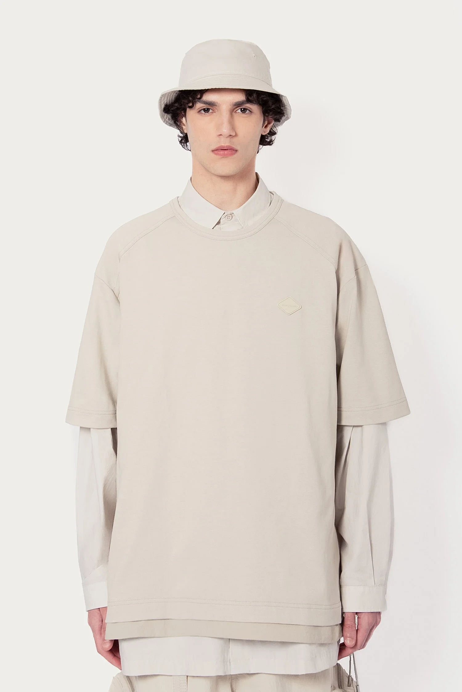 UNISEX SIDE LACE UP TEE