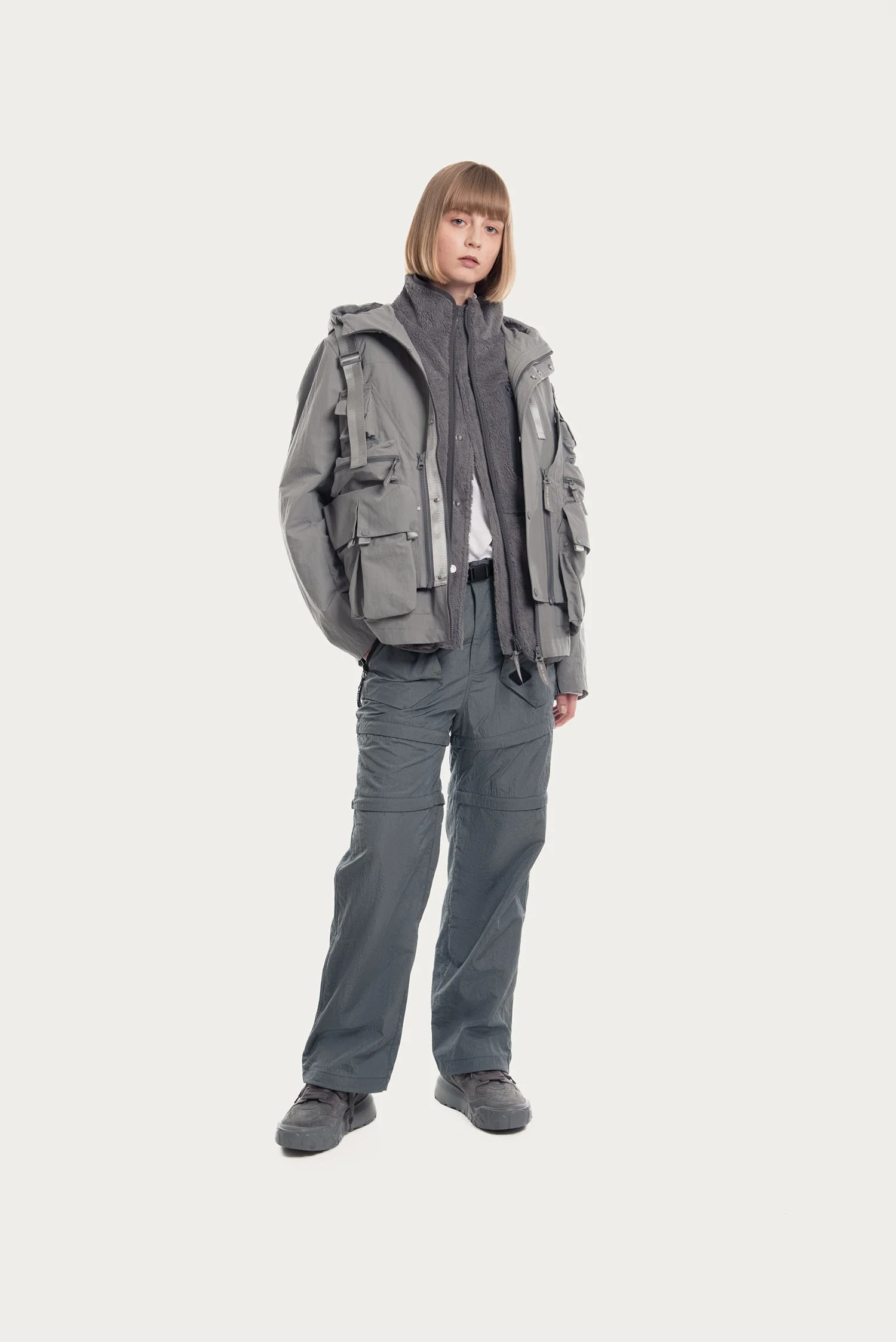 MEN'S 2-IN-1 DETACHABLE VEST-DETAIL JACKET