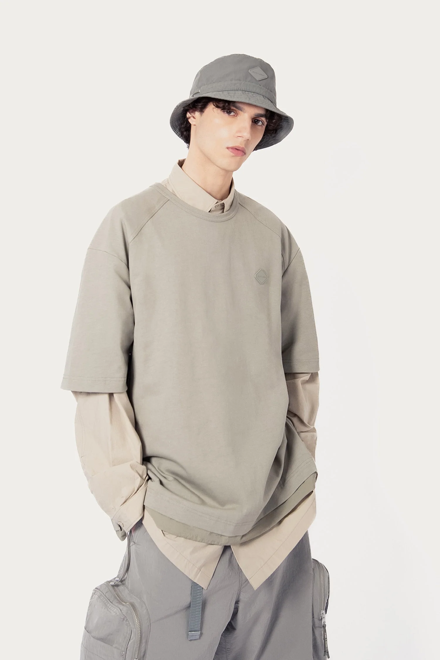 UNISEX SIDE LACE UP TEE