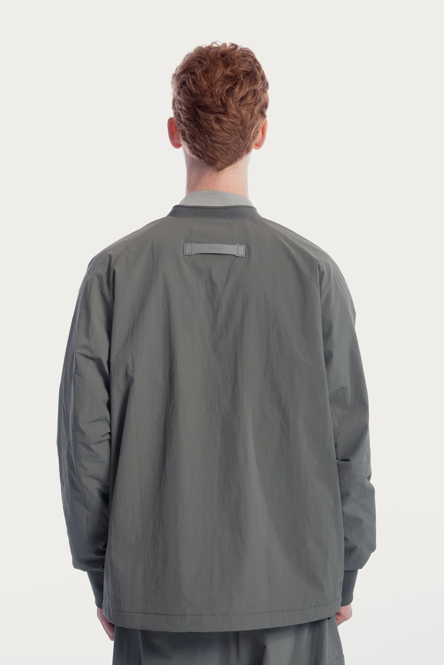 UNISEX FRONT POCKETS NYLON CARDIGAN