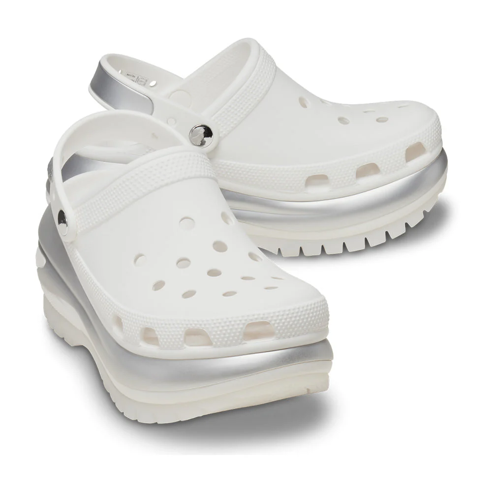 CROCS UNISEX MEGA CRUSH METALLIC CLOG