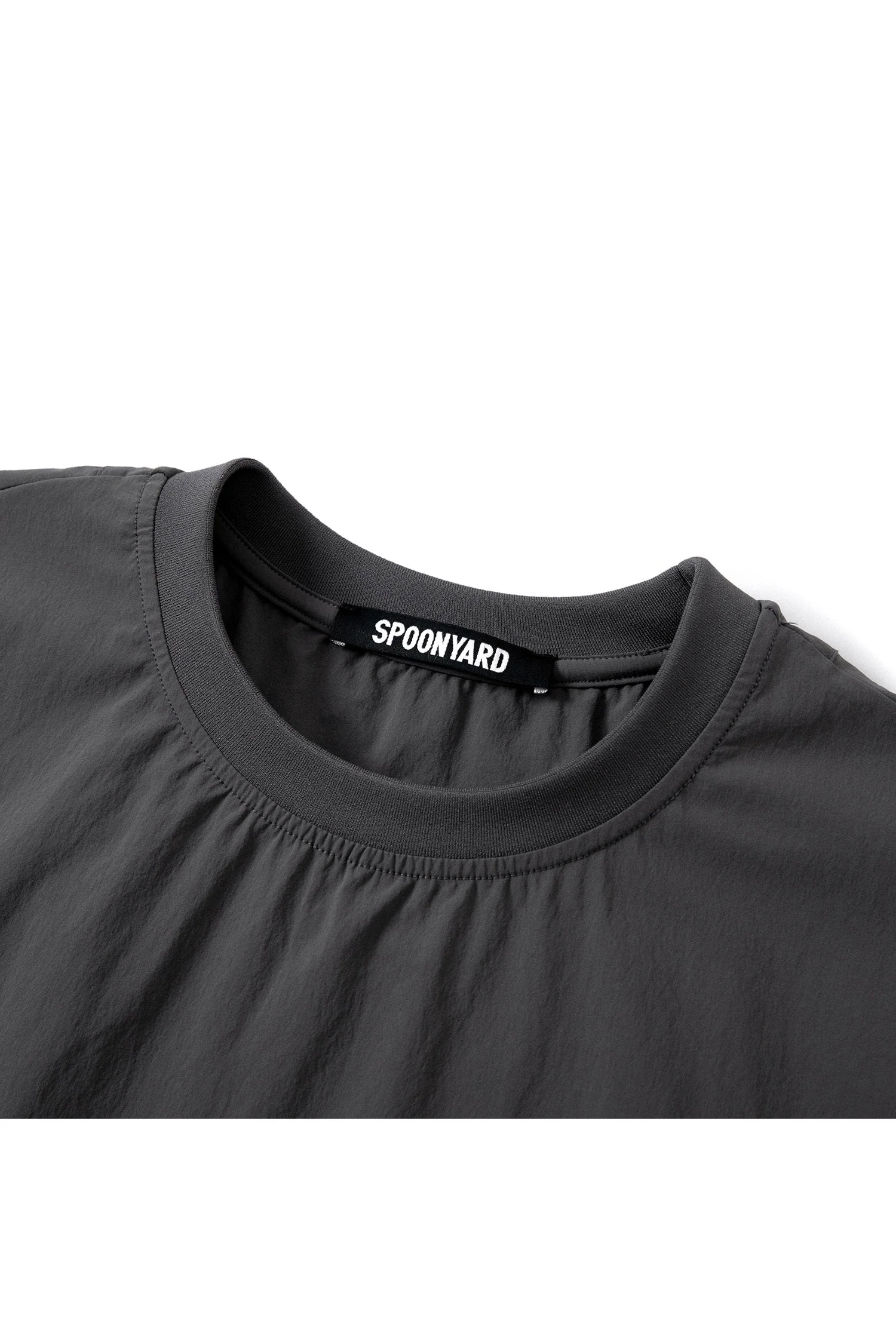 UNISEX PACKABLE SIDE ZIP POCKETS WOVEN S/S TOP