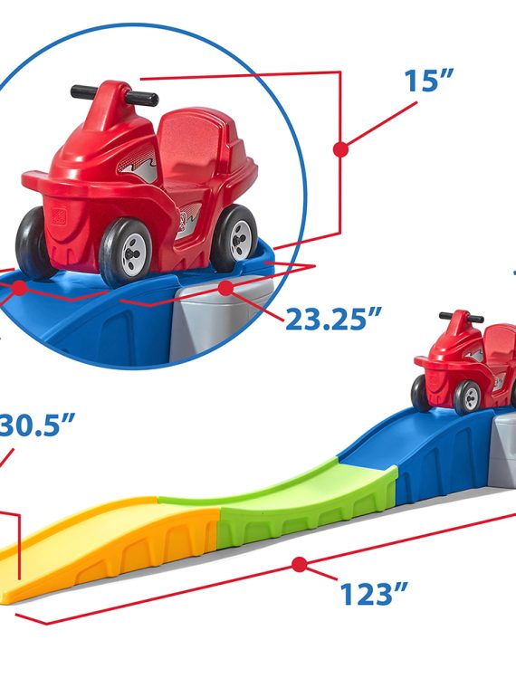 2024 Step2 Anniversary Edition Up and Down Roller Coaster Ride-on Toy